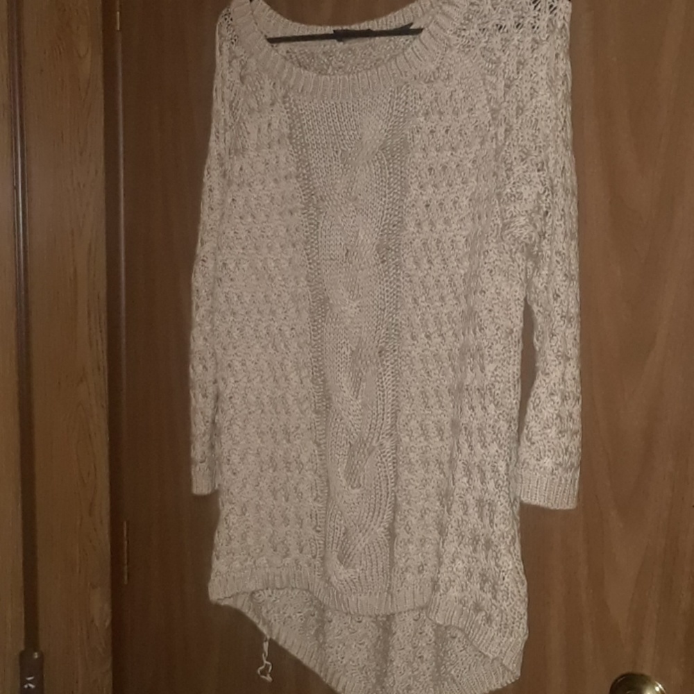 Tan long sleeve sweater